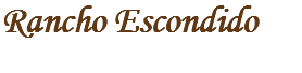Rancho Escondido